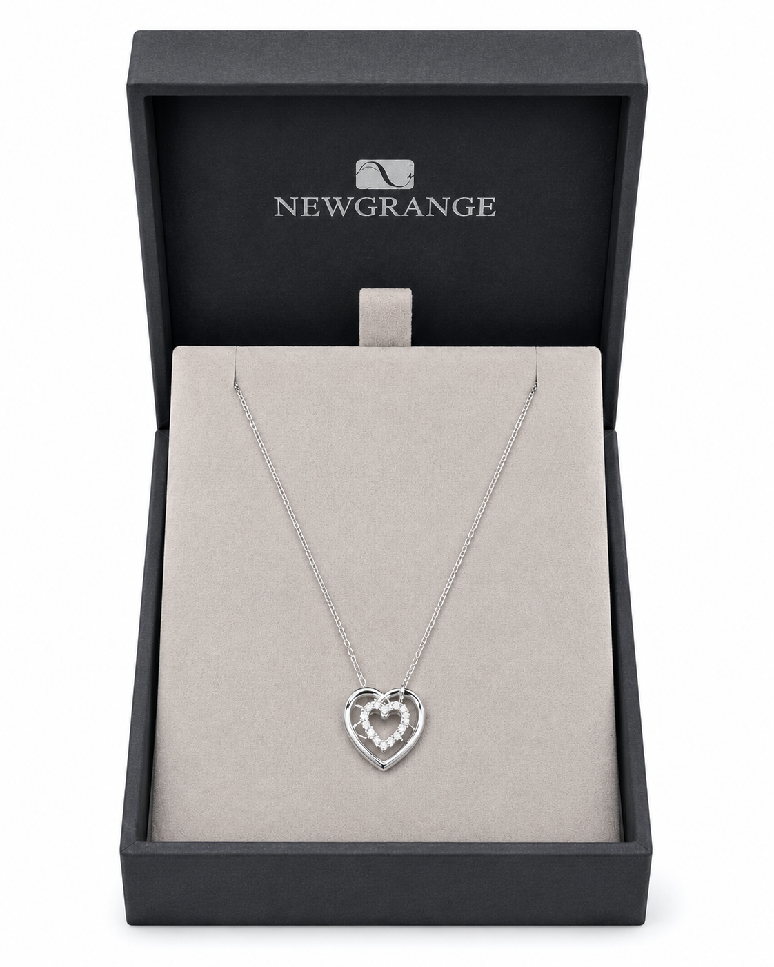 Newgrange Double Heart Necklace
