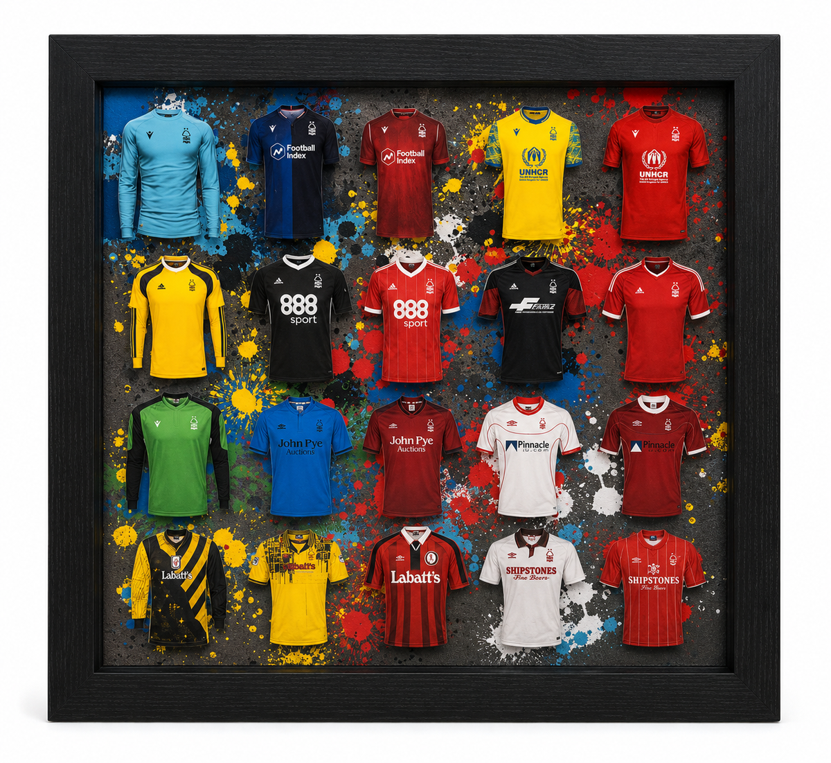 Nottingham Forest Evolution Framed Wall Art