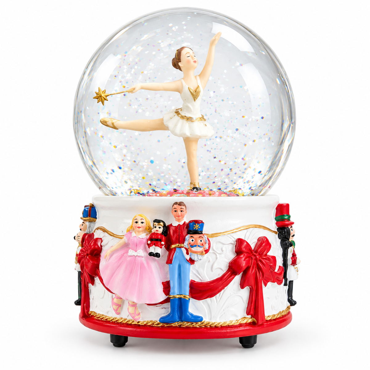 Tipperary Crystal Ballerina Musical Snow Globe