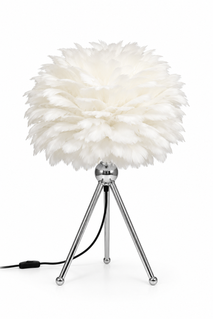 Feather Tripod Table Lamp