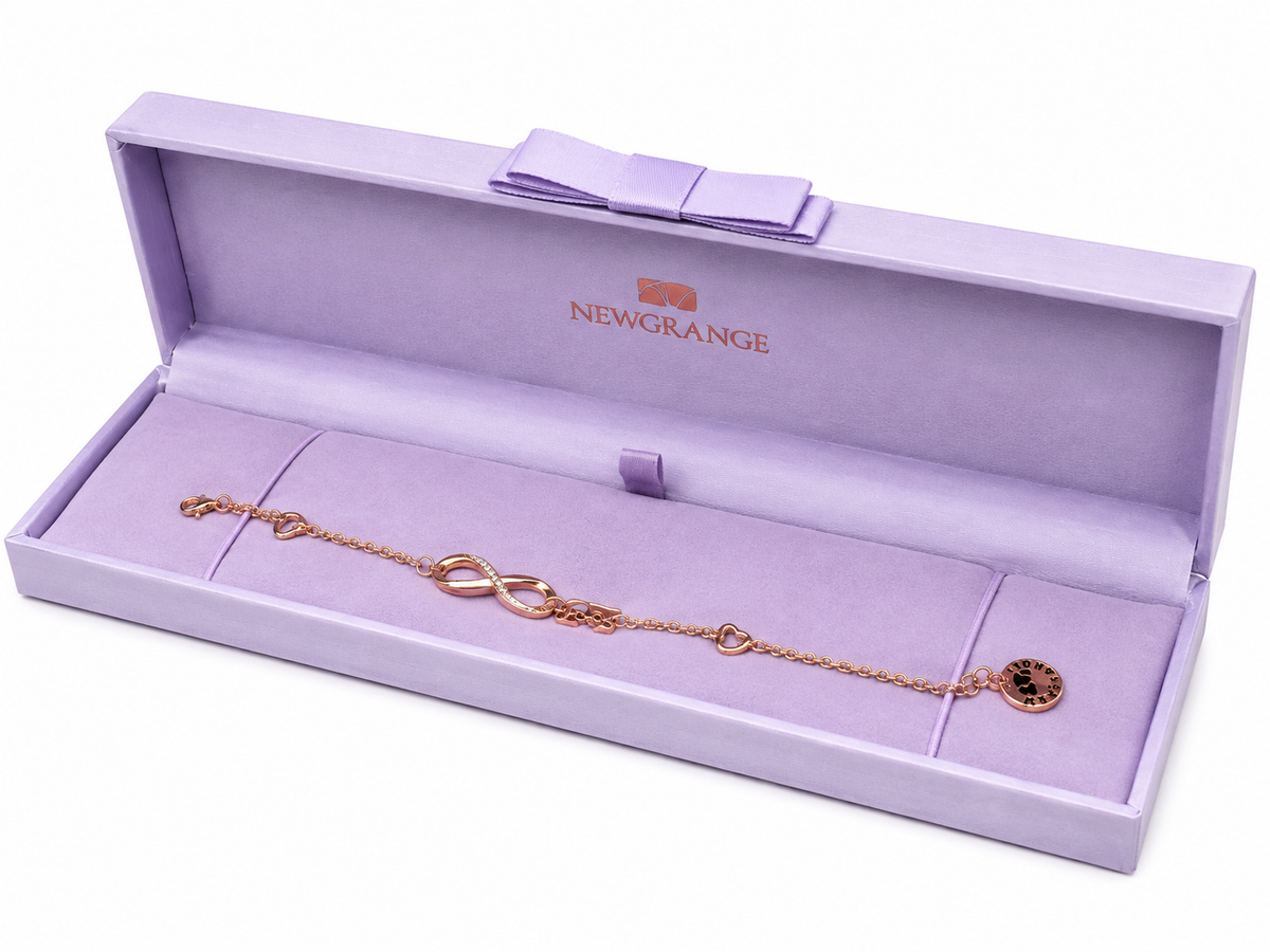Rose Gold Infinity Bracelet