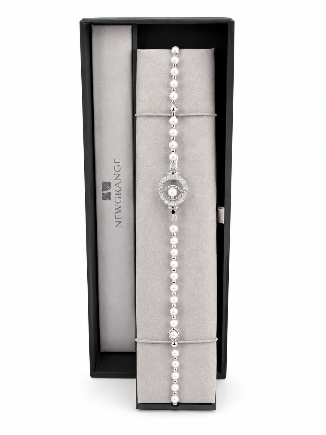 Newgrange Pearl & Crystal Bracelet