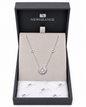 Silver Solitaire Crystal Necklace