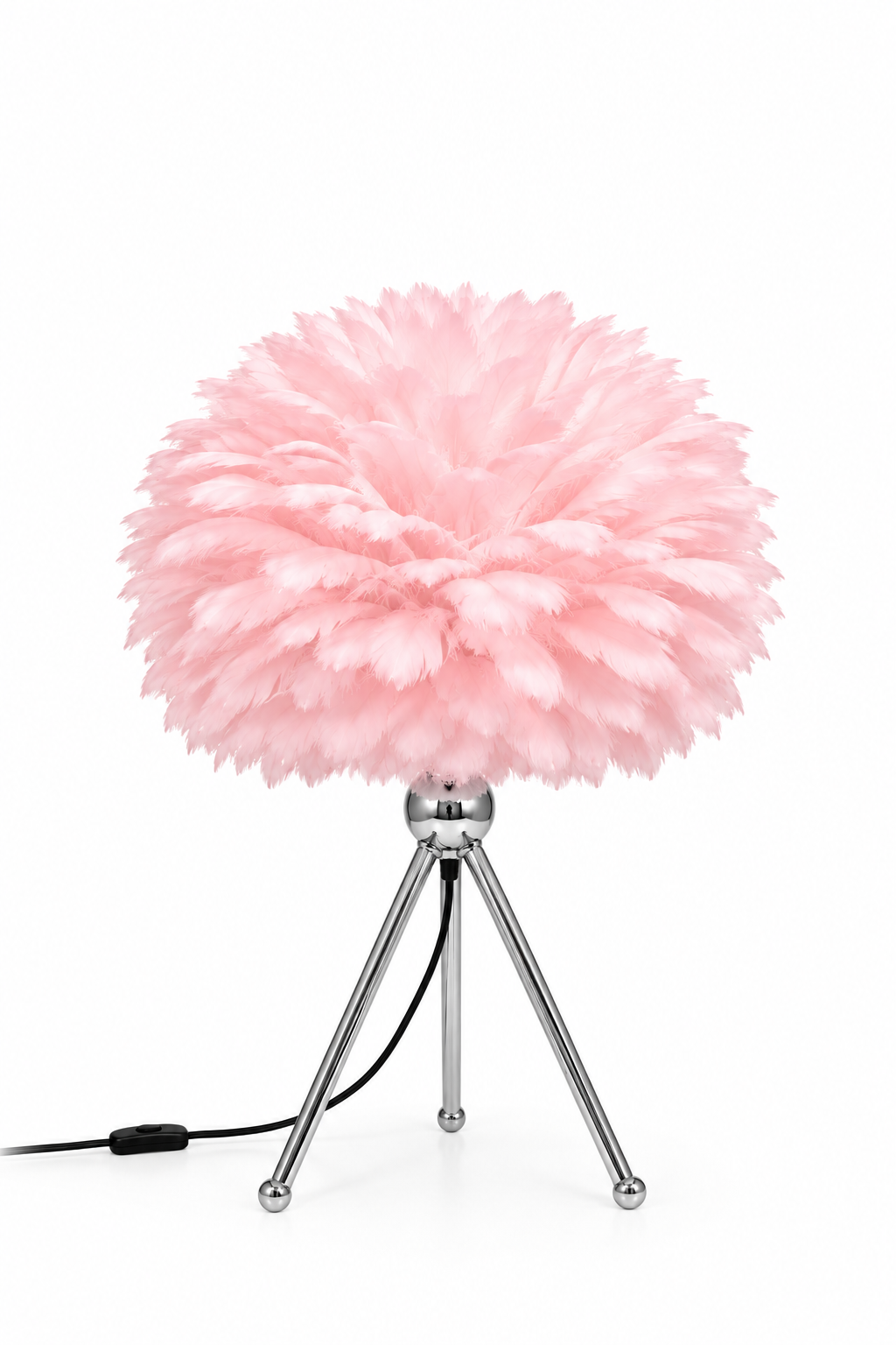 Feather Tripod Table Lamp