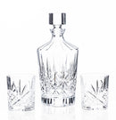 Whiskey decanter set with 2 glasses