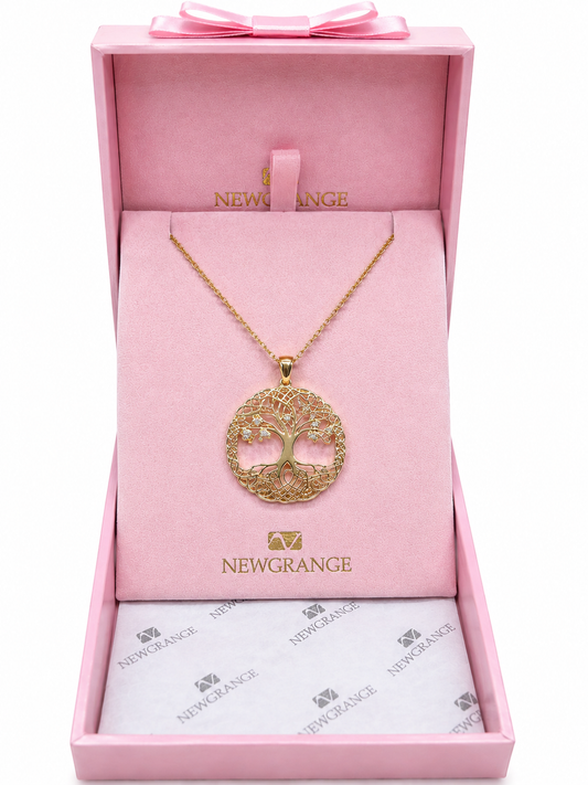 Gold Tree of Life Pendant Necklace