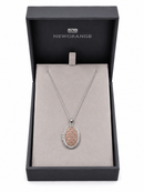 Silver Oval Locket Necklace