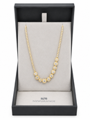 Newgrange Gold Crystal Statement Necklace