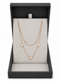 Newgrange Rose Gold Star Layered Necklace