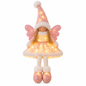 Sitting Light-Up Pink Christmas Angel