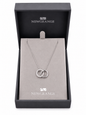 Silver Interlocking Circle Necklace
