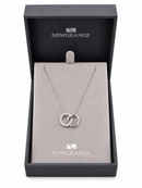 Silver Interlocking Circle Necklace
