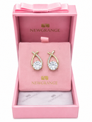 Gold Crystal Drop Earrings