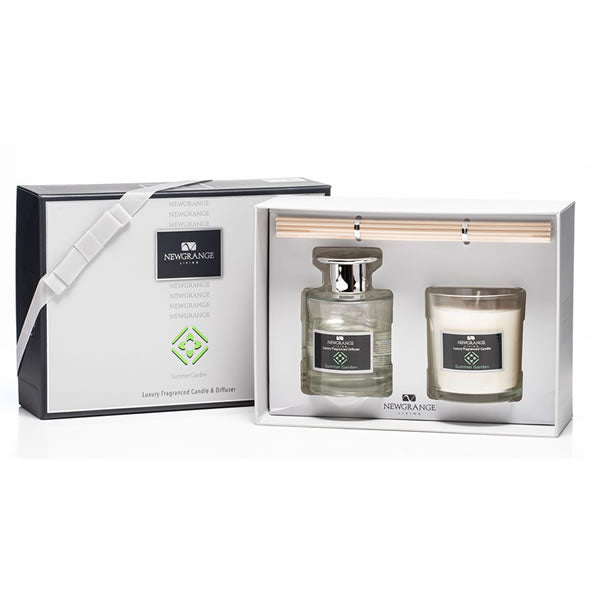 Summer Garden Luxury Candle & Diffuser Set