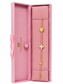 Gold Butterfly & Clover Bracelet
