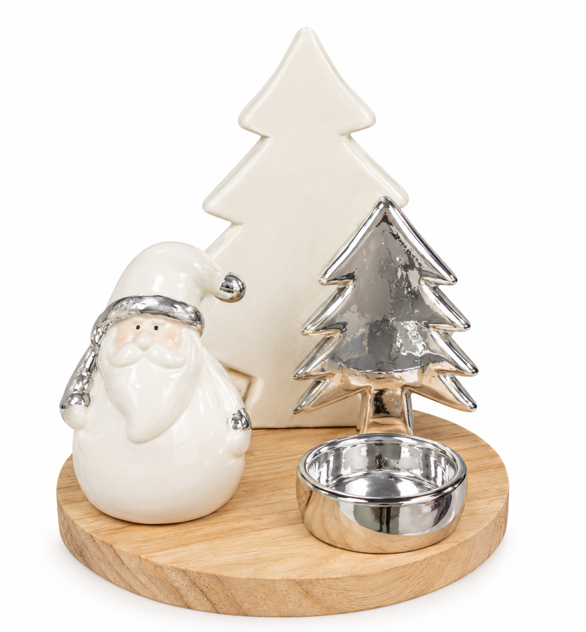Ceramic Santa Tealight Holder