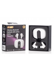 NEXUS WIRELESS BLUETOOTH EARBUD EARPHONES WITH ANC FUNCTION - WHITE