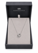 Silver Interlocking Circle Necklace