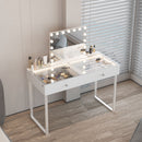 2 Drawer Light Up Hollywood Vanity Desk