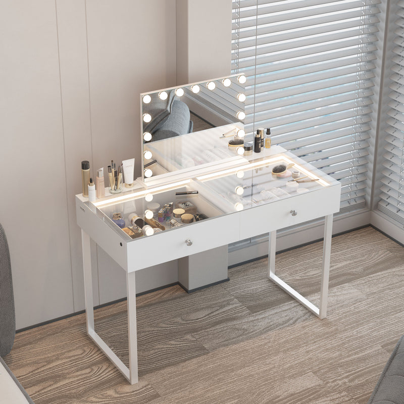 Deal Of The Week- Light Up Hollywood Vanity Desk and Mirror