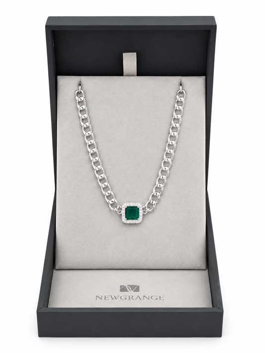 Newgrange Emerald Green Statement Necklace