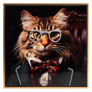 Stonewall Gallery Cat Portrait Framed & Textured Picture