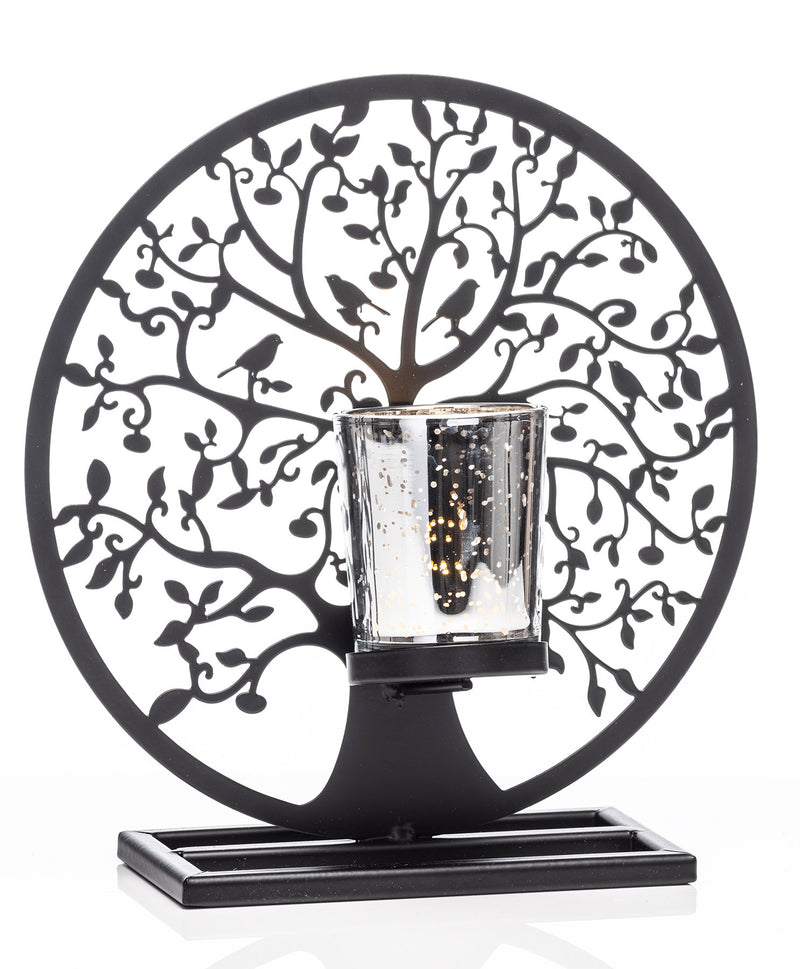 THE GRANGE COLLECTION TREE OF LIFE Medium CANDLE HOLDER