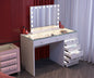 Diana multi drawer Light Up Hollywood Vanity Desk