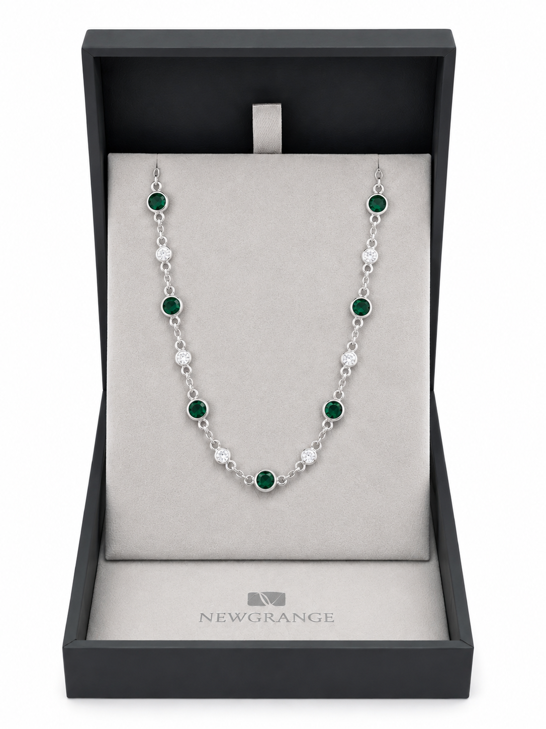 Newgrange Emerald Green Crystal Necklace