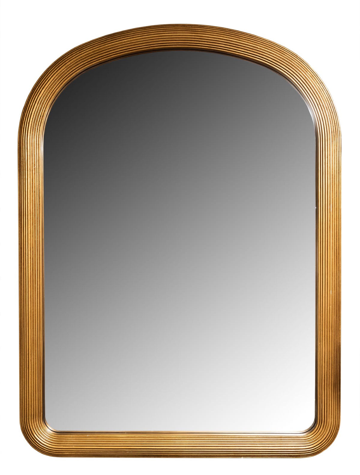 Arched Gold Mirror