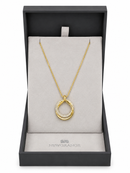 Newgrange Gold Sparkle Loop Necklace