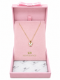 Gold Butterfly Pendant Necklace
