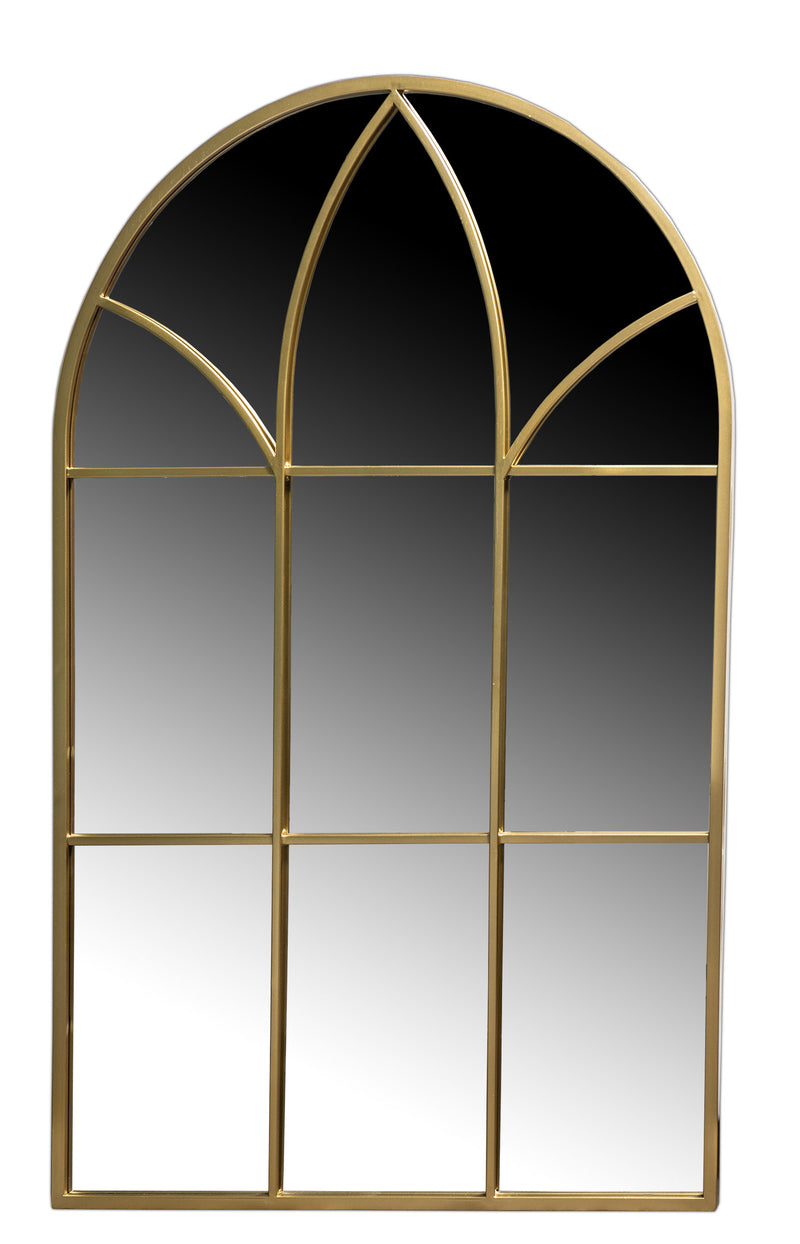 THE GRANGE COLLECTION GOLD ARCH MIRROR 75X3X120CM