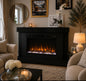 Modern White Electric Fireplace