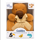 Cuddles Teddy Bear & Blanket Set