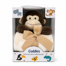 Cuddles Monkey Plush Toy & Blanket Set