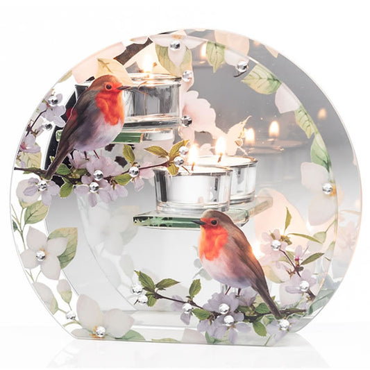 ROBIN 3-PIECE CANDLE HOLDER WITH 3 TEALIGHTS