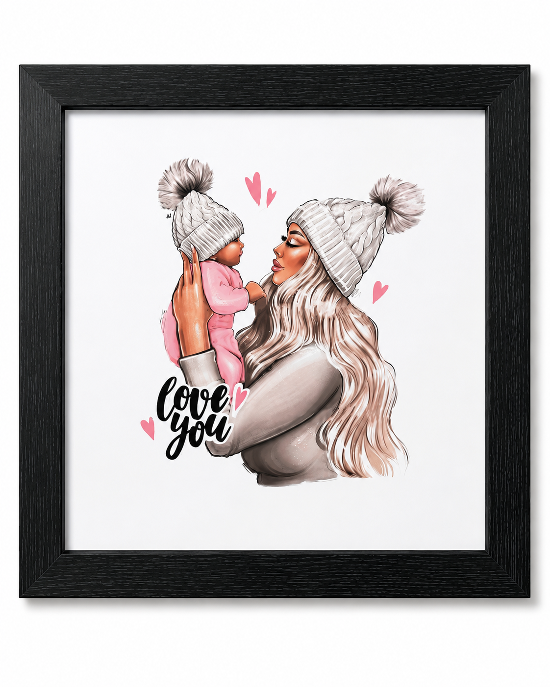 Mother & Baby Love Wall Art
