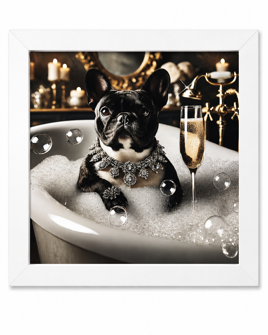French Bulldog Bathroom Print