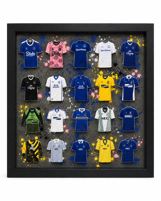 Everton FC Evolution Framed Wall Art