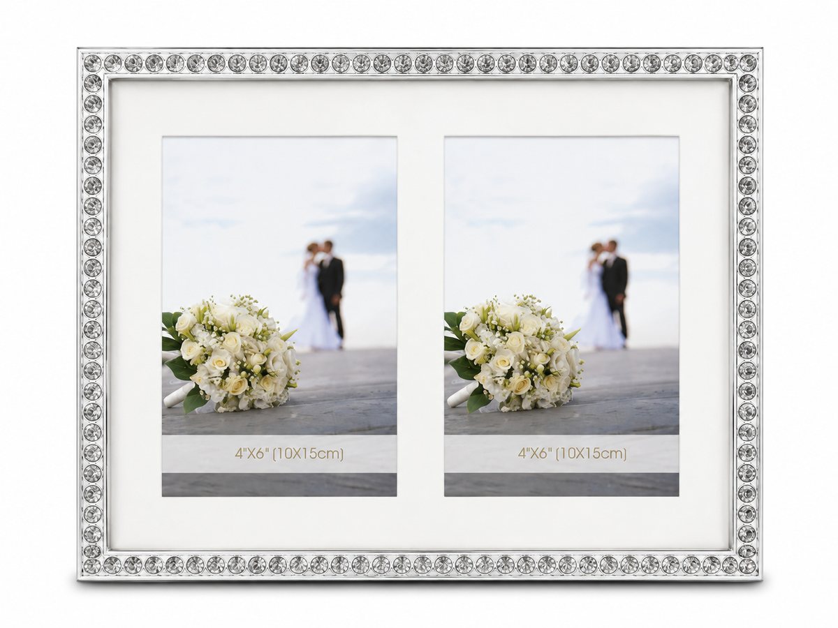 Double Crystal Photo Frame
