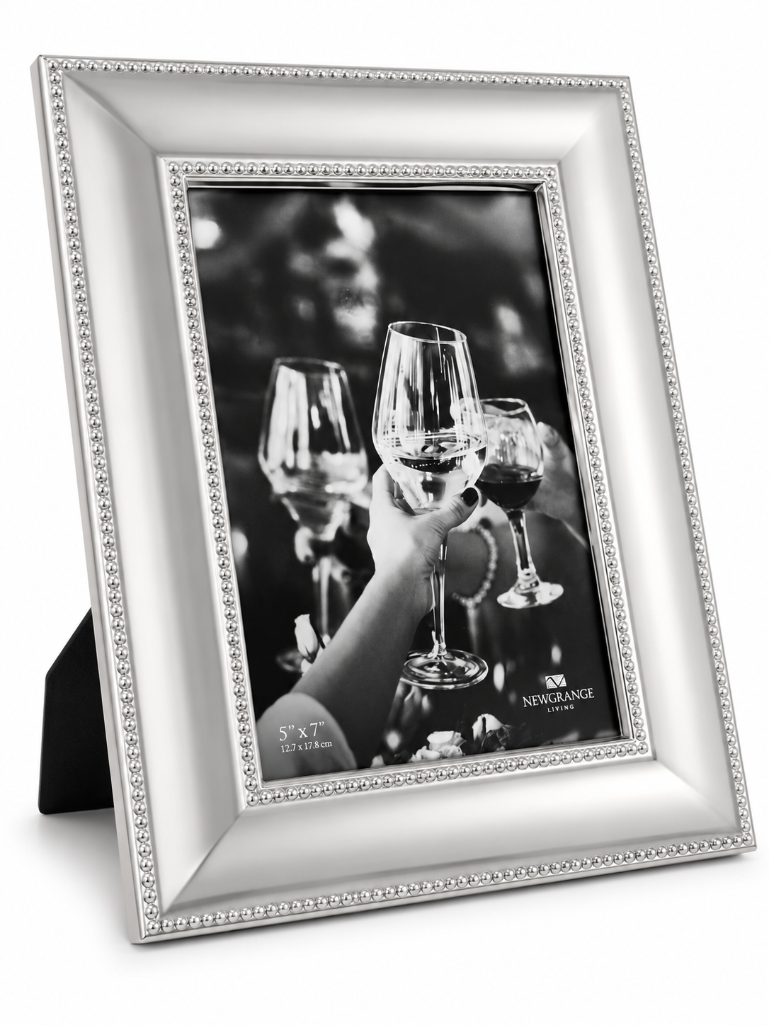 Silver Beaded Photo Frame