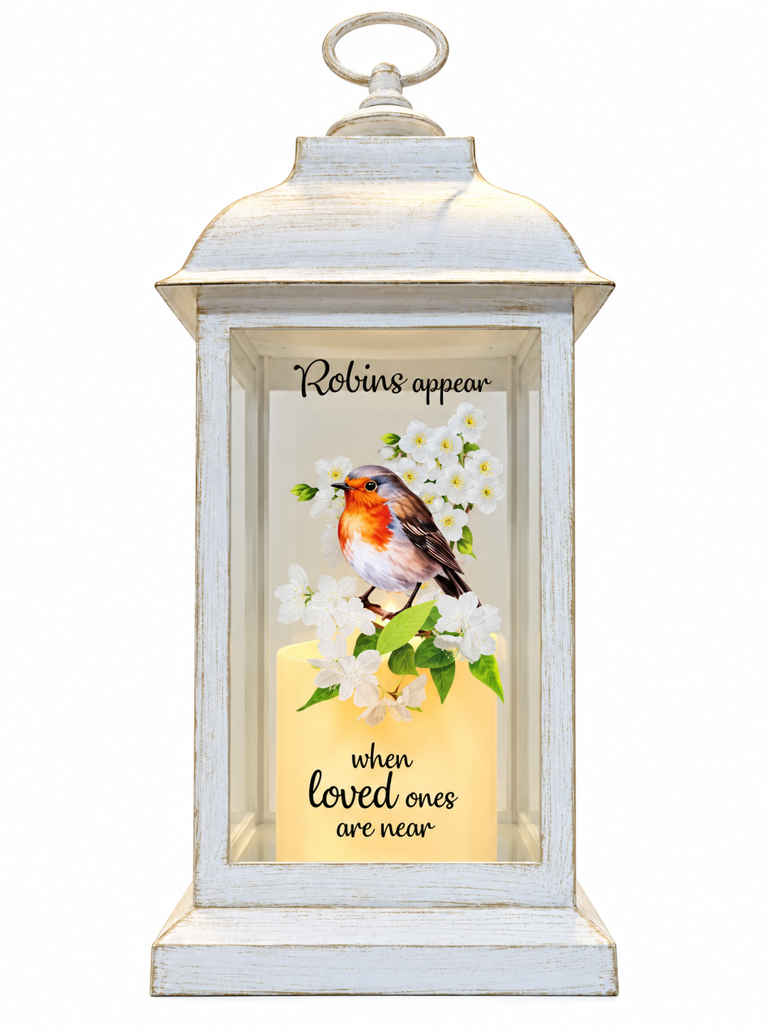 Robin Memorial LED Lantern