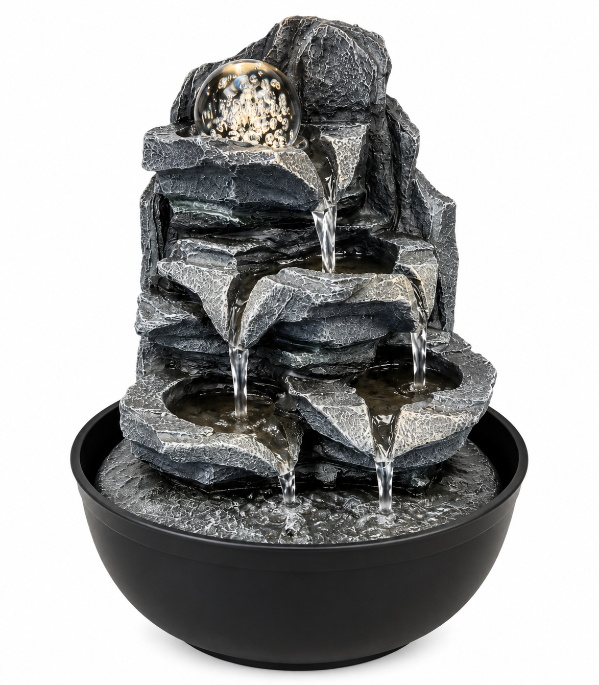 Cascading Rock Water Fountain