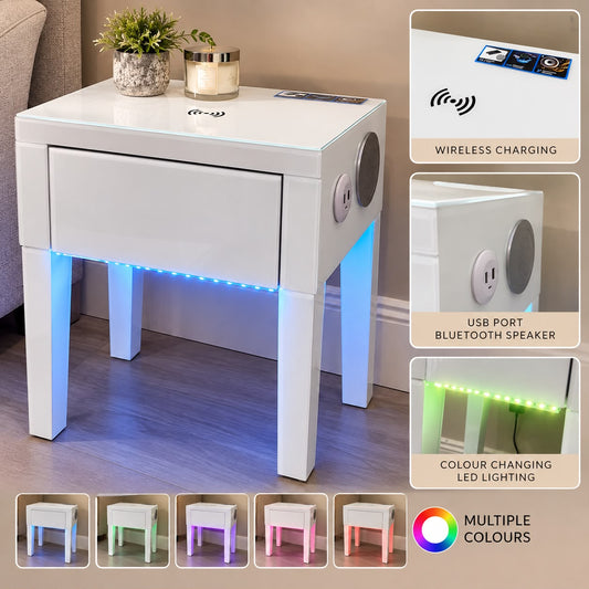 Smart LED Bedside Locker