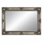 Ornate Silver Rectangular Wall Mirror