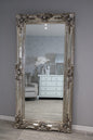 Large Swept Frame Champagne Mirror