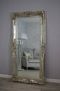 Swept Frame Champagne Mirror