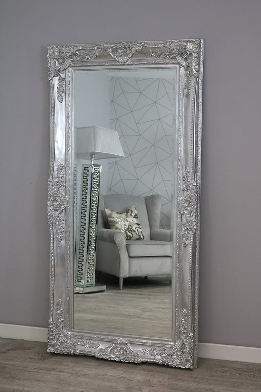 Swept Frame Silver Mirror