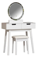 Chloe LED Hollywood Mirror Dressing Table 133X80X40cm